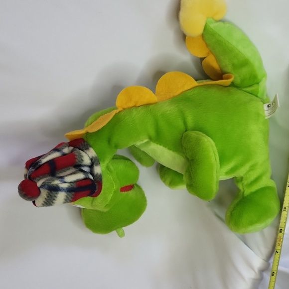 Dragon Dinosaur Lochness Monster Floppy plush In hat Russian tag Rare - Picture 7 of 17